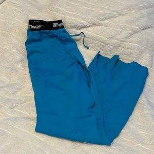 Medium blue scrub pants